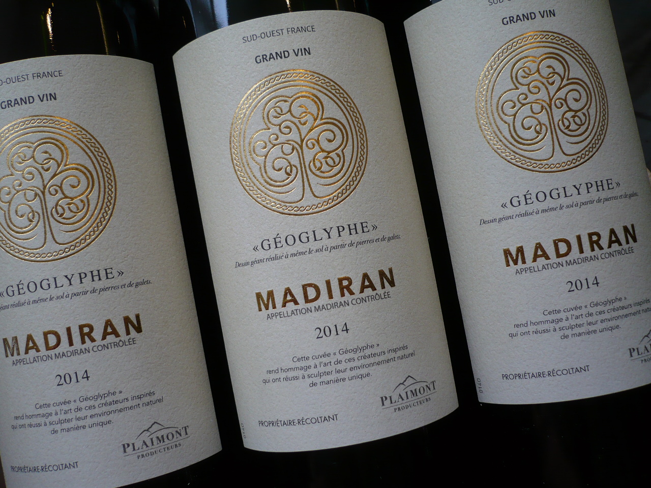 2014er GÉOGLYPHE Grand Vin Madiran AOC, Producteur Plaimont  -0,75-
