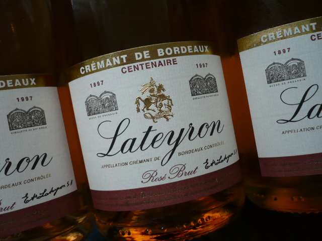 CRÈMANT DE BORDEAUX ''Lateyron'' Rosé brut AOP -0,75l-