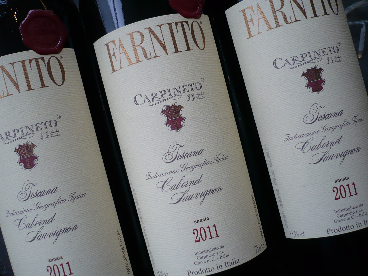 2011er CABERNET-SAUVIGNON Farnito igt, Carpineto -0,75l-