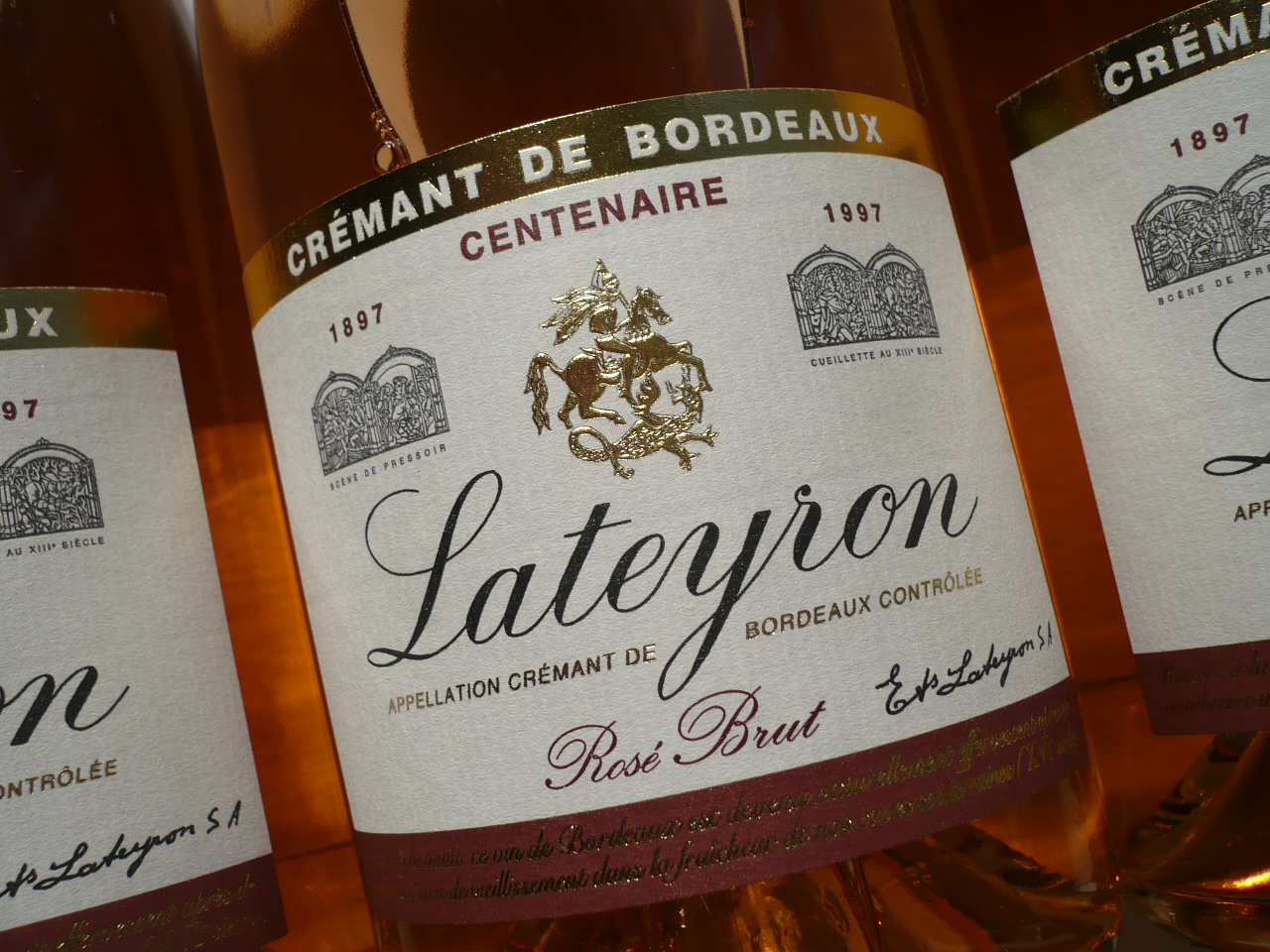 CRÈMANT DE BORDEAUX ”Lateyron” -0,75l- AOP Weinhandel im – brut Rosé Fedelhören