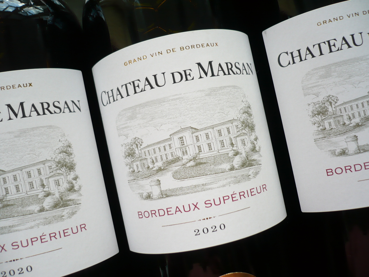 2020er CHATEAU DE MARSAN Bdx.-Supérieur -0,75- – AOP Weinhandel Fedelhören im