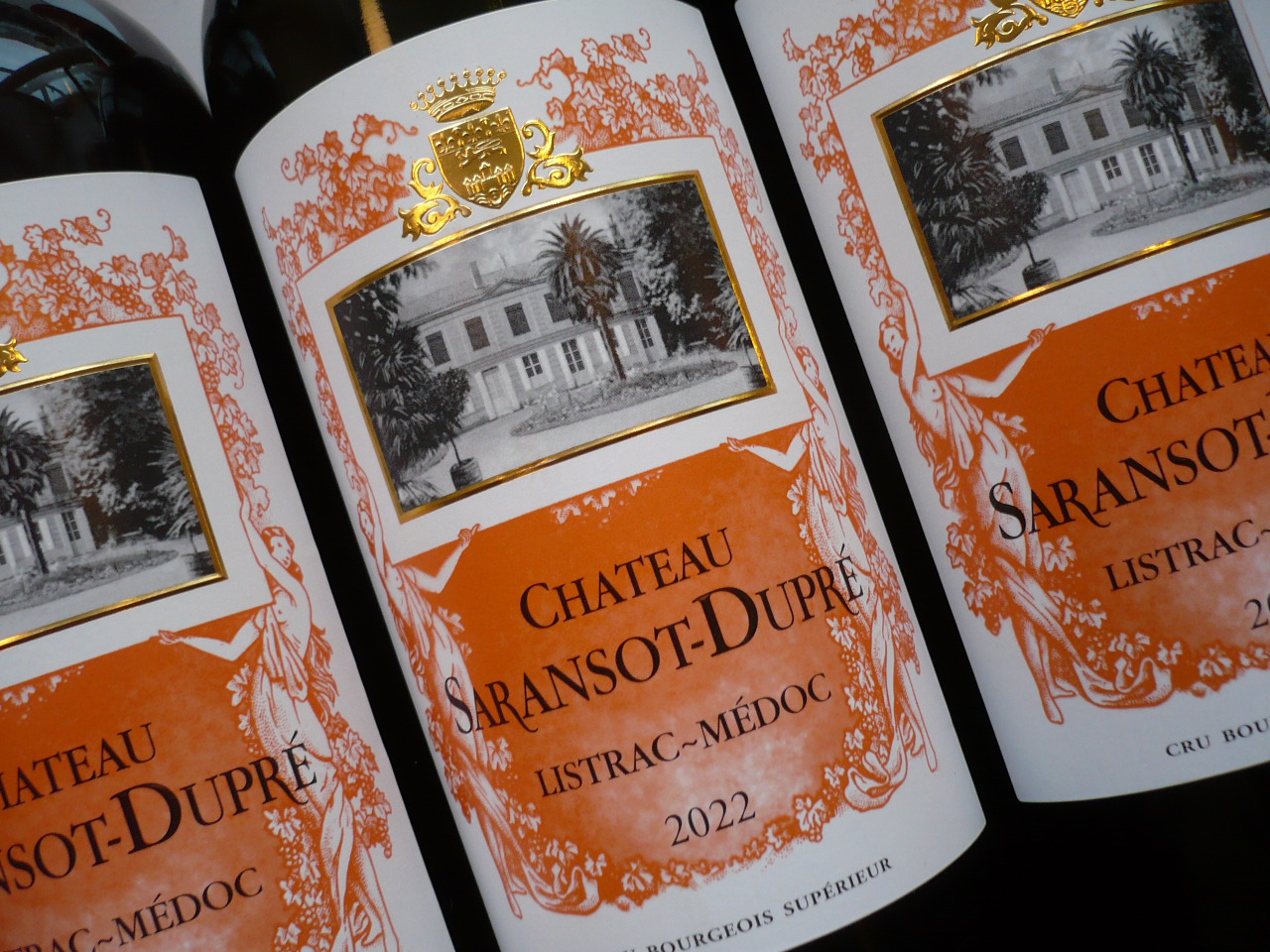 2022er CHATEAU SARANSOT-DUPRÉ Listrac-Medoc. Cru Bourgeois Sup. -0,75-
