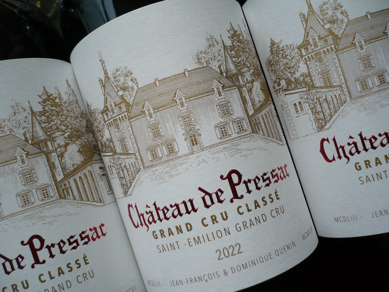 2022er CHÂTEAU DE PRESSAC AOC, St. Emilion Grand Cru -0,75l-
