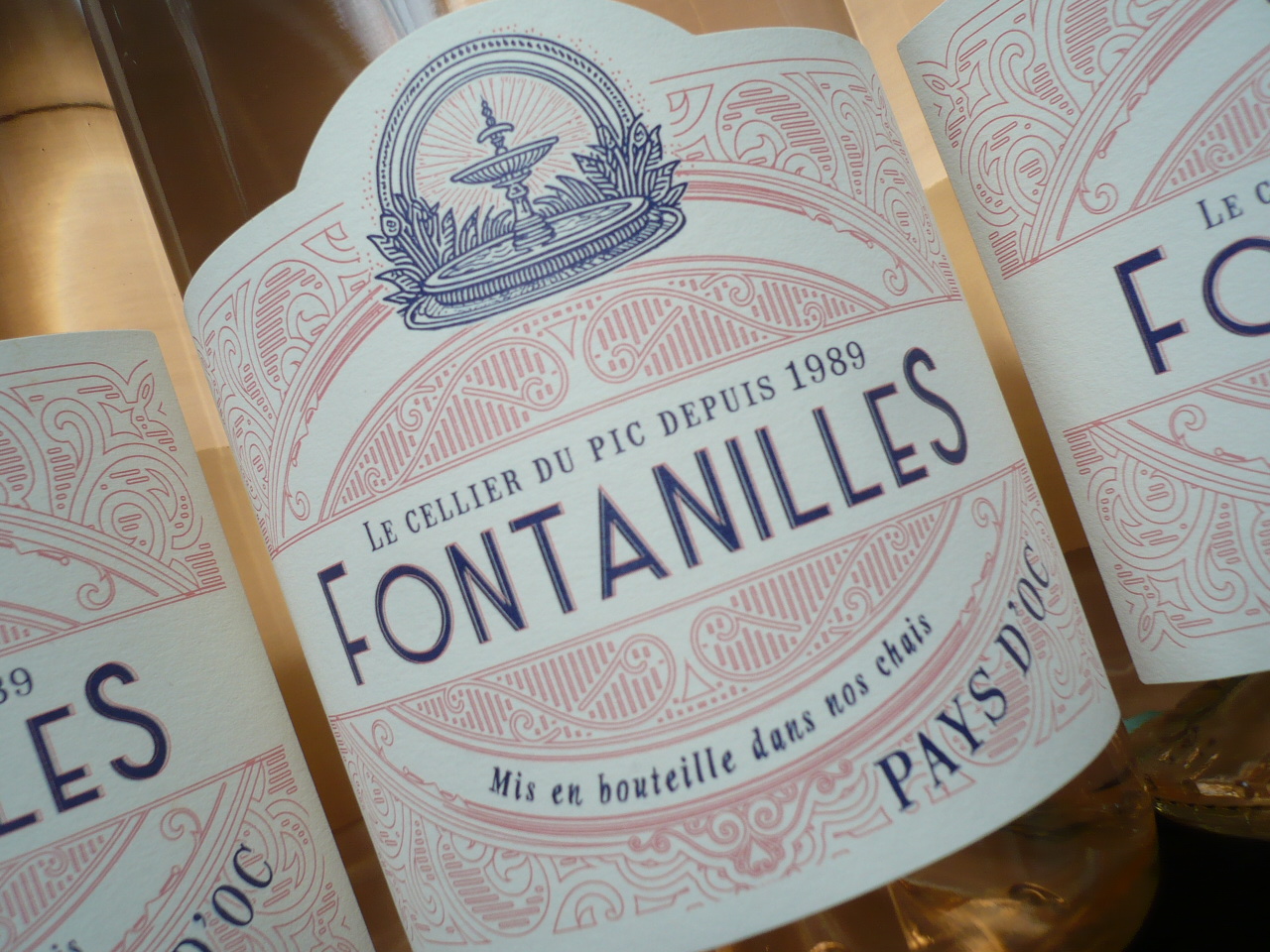 2025er FONTANILLES Rosé IGP, Cellier Du Pic -0,75-