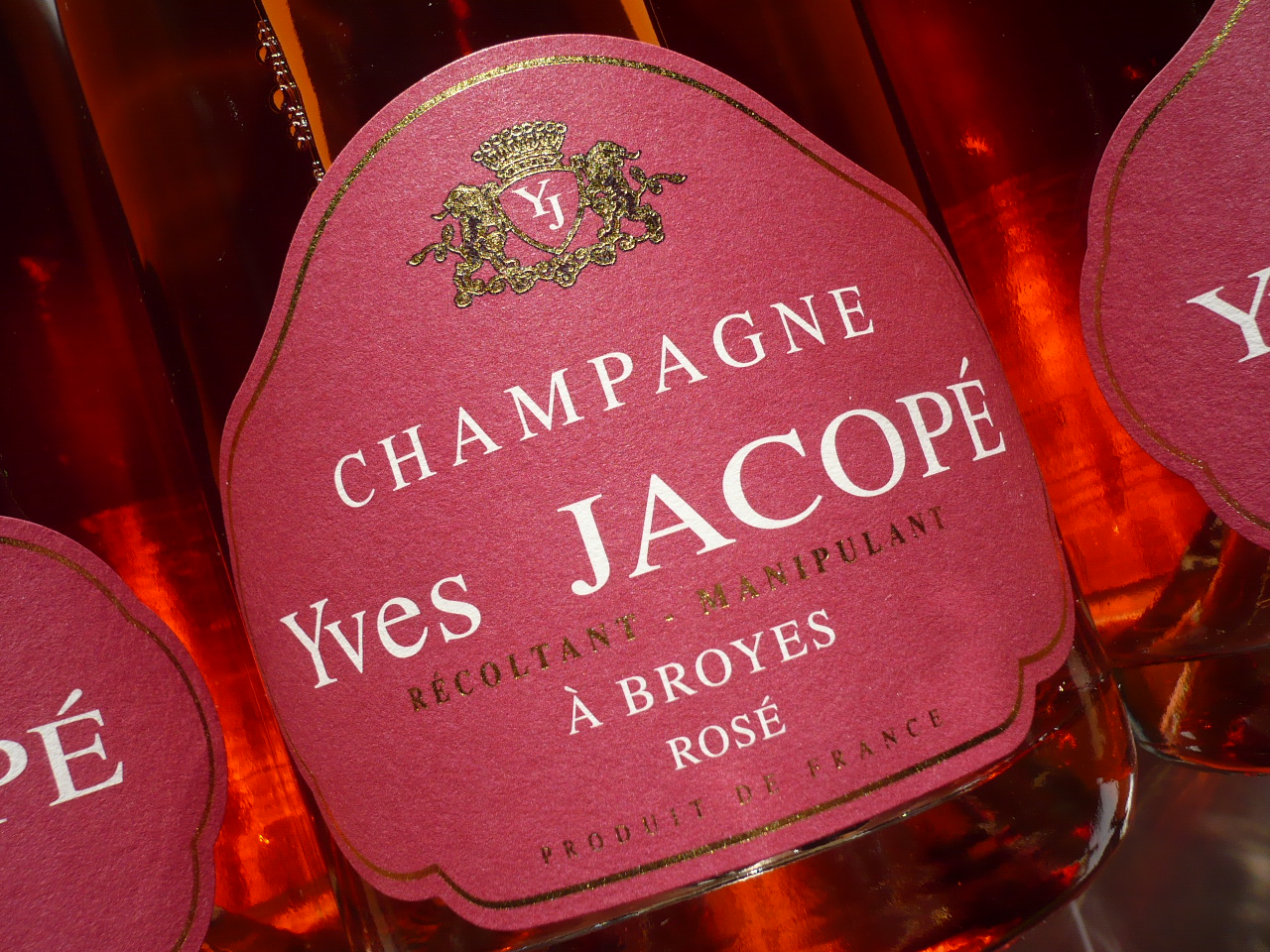 CHAMPAGNE YVES JACOPÉ Rosé brut -0,75-