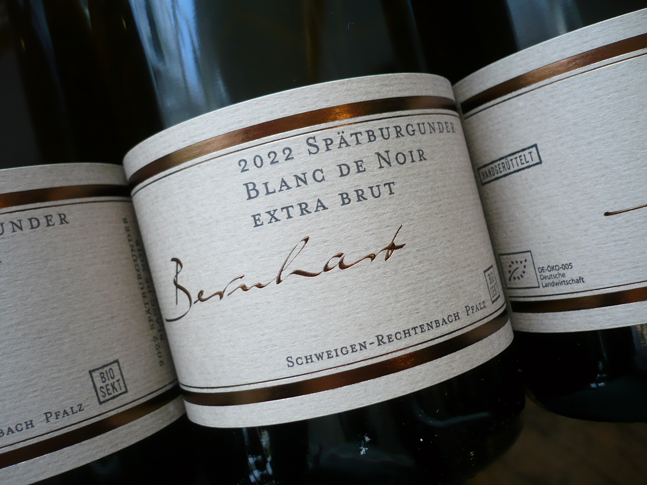SPÄTBURGUNDER Blanc De Noir extra brut, Weingut Bernhart/Pfalz -0,75l-