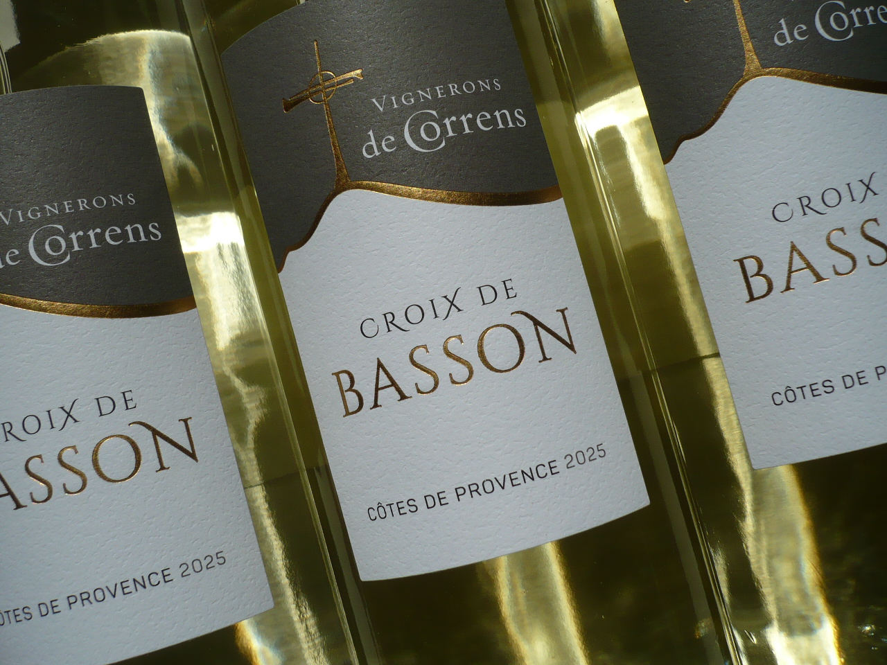 2025er CROIX DE BASSON Blanc Côtes de Provence AOC (FR-BIO-01) -0,75l-