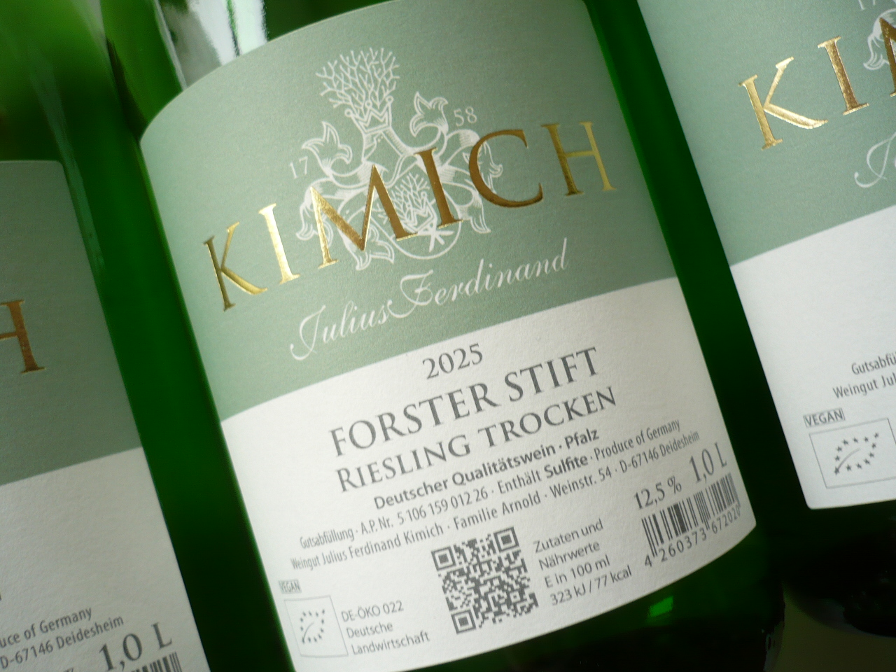 2025er RIESLING Qba trocken "Forster Stift", Kimich, Pfalz (DE-ÖKO-022) -Ltr.-