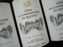 2025er CHATEAU LA COMMANDERIE DE QUEYRET Entre deux Mers AOP -0,75-