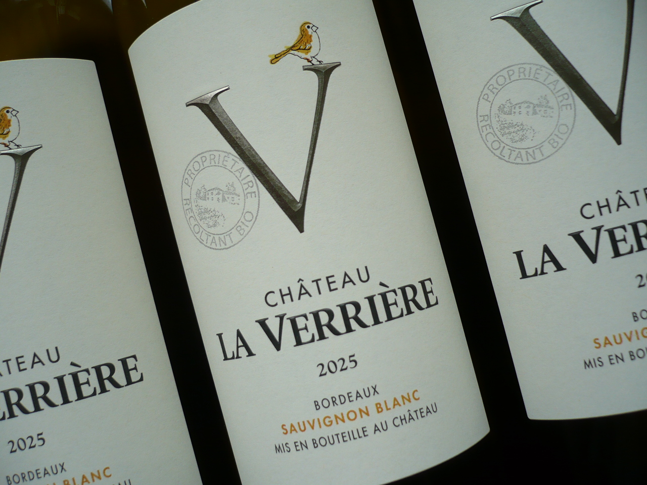2025er CHATEAU LA VERRIÈRE Bordeaux Sauvignon Blanc AOC (FR-BIO-01) -0,75l-