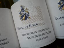 2024er WEISSBURGUNDER Spätlese Alte Reben trocken, Knab -0,75l-