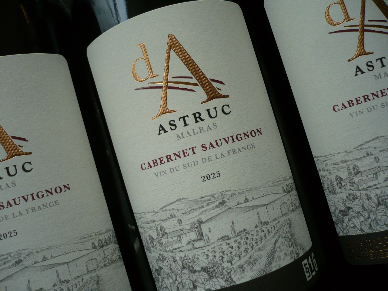 2025er CABERNET-SAUVIGNON d'A, Dom. Astruc, igp -0,75l-