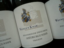 2023er SPÄTBURGUNDER ROTWEIN Qba trocken Holzfass, Knab -0,75l-
